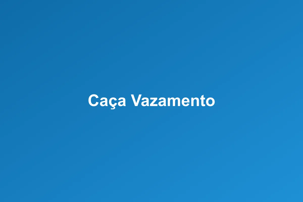 Caça-vazamento de Gás em Carapicuíba